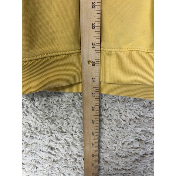GAP Sweatshirt Womens Small Yellow Crew Neck Casual Athleisure Cotton Comfort - Picture 2 of 7